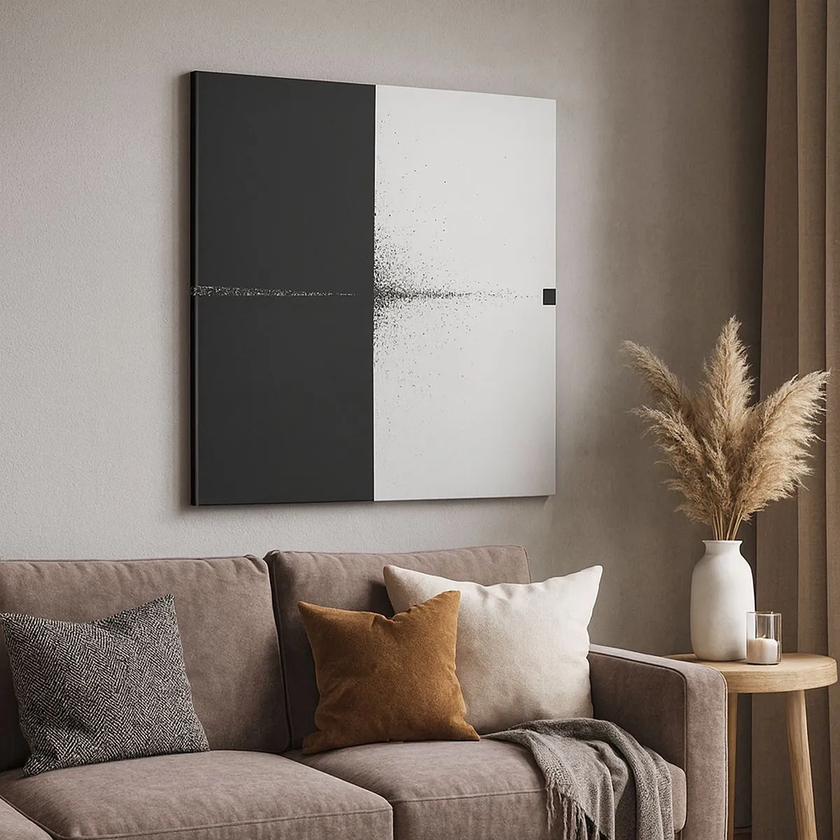 Impression sur toile - Image sur toile - Droit au but - 30x30 cm