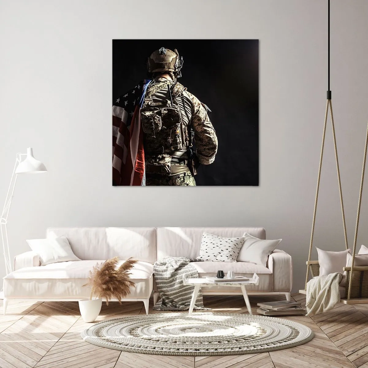 Impression sur toile - Image sur toile - C'est exactement pour ça - 30x30 cm