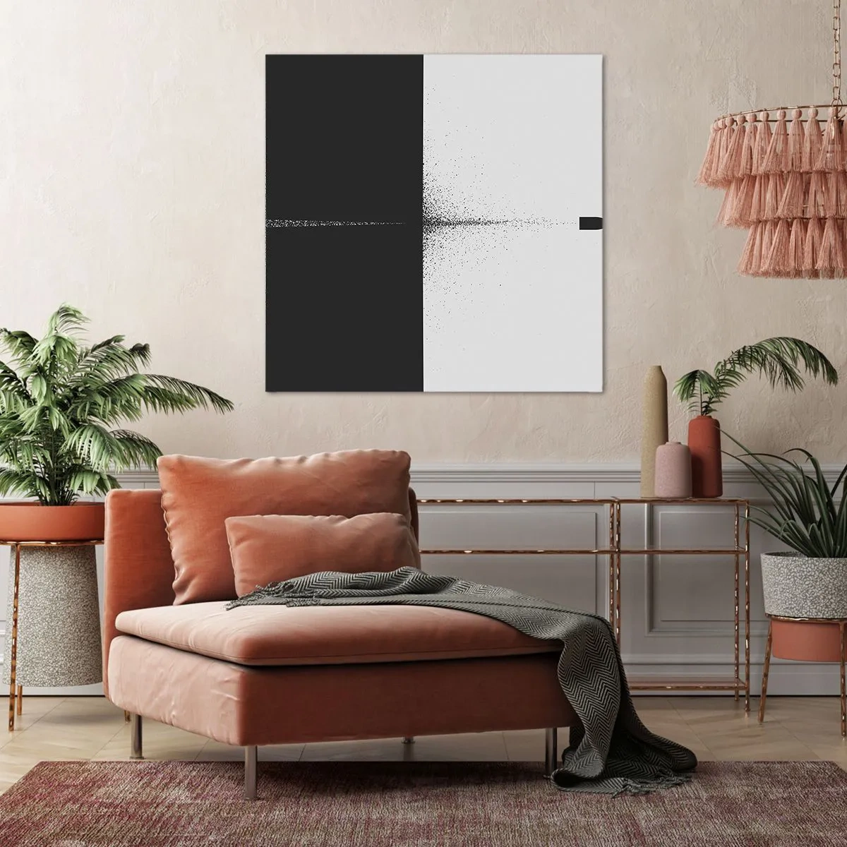 Impression sur toile - Image sur toile - Droit au but - 30x30 cm