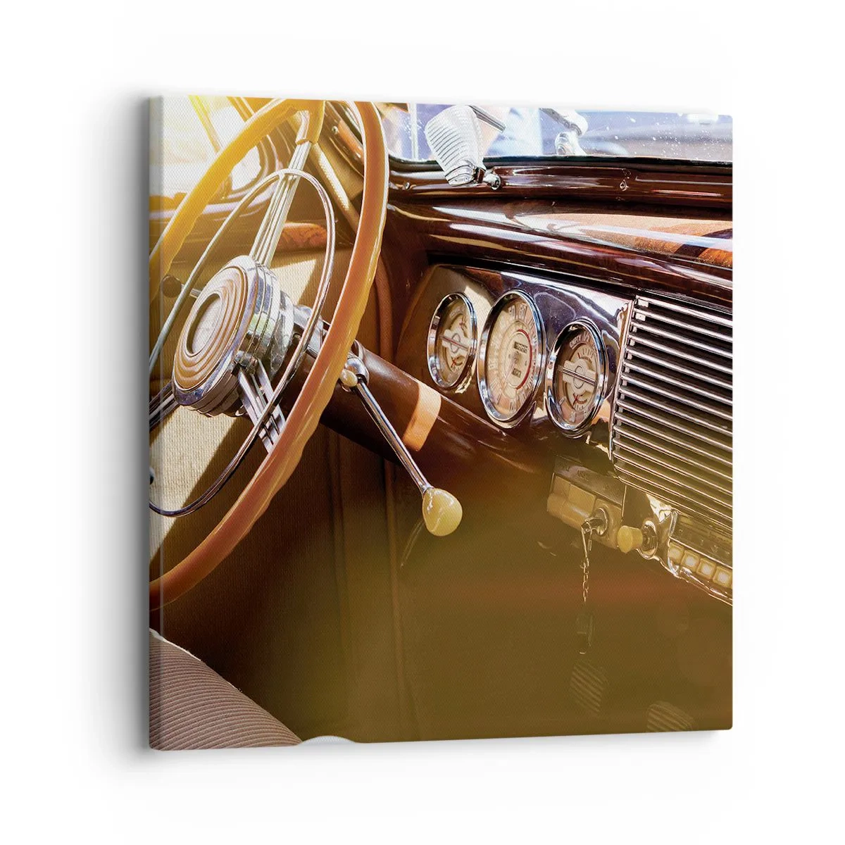 Impression sur toile - Image sur toile - Souffle de luxe venu du passé - 30x30 cm