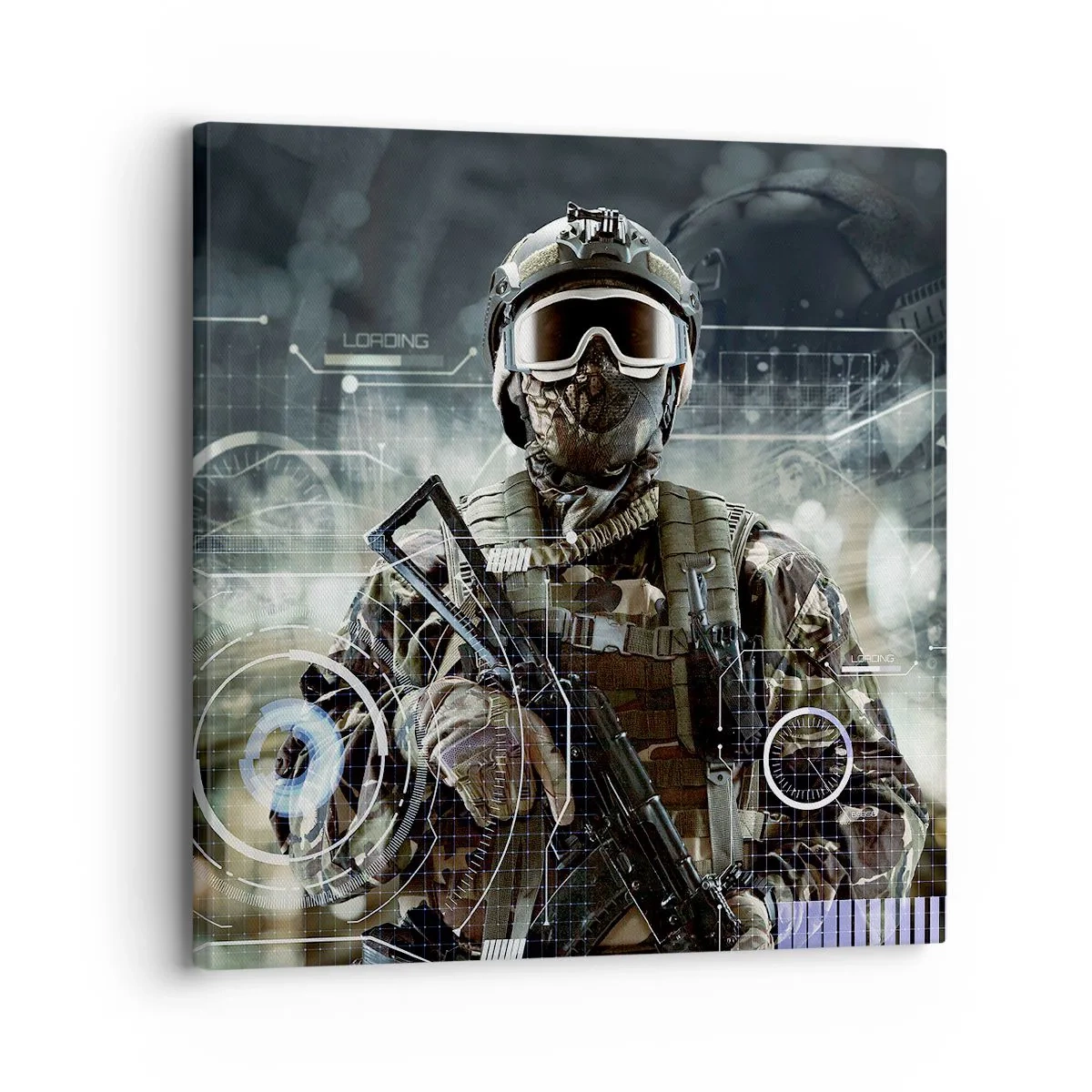 Impression sur toile - Image sur toile - Puissance sans limite - 30x30 cm